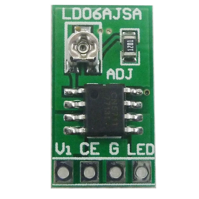 DC 3.3V 3.7V 5V LED Driver 30-1500 MA Constant Power Adjustable Modu H3K7