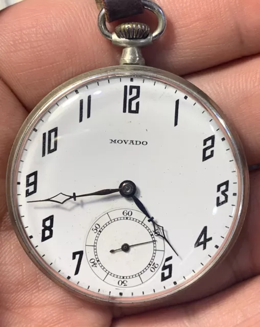 MOVADO Pocket Watch Manual Winding Cal. 620N 41mm