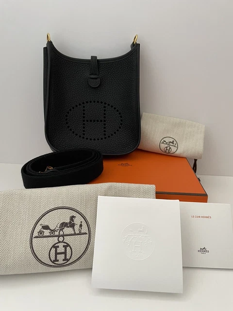 Hermes paris black purse clearance
