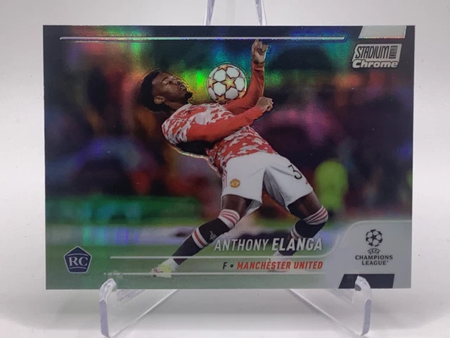 Topps Stadium Club Chrome 2021/22 Refractor Anthony Elanga Manchester United