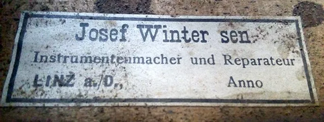 OLD AUSTRIAN VIOLIN Josef Winter - video - ANTIQUE MASTER バイオリン скрипка 小提琴 453 3