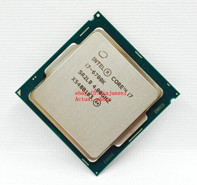 I7 6700 CPU Intel Core I7-6700K CPU – 6th Gen, 4.0GHz, 4 Cores