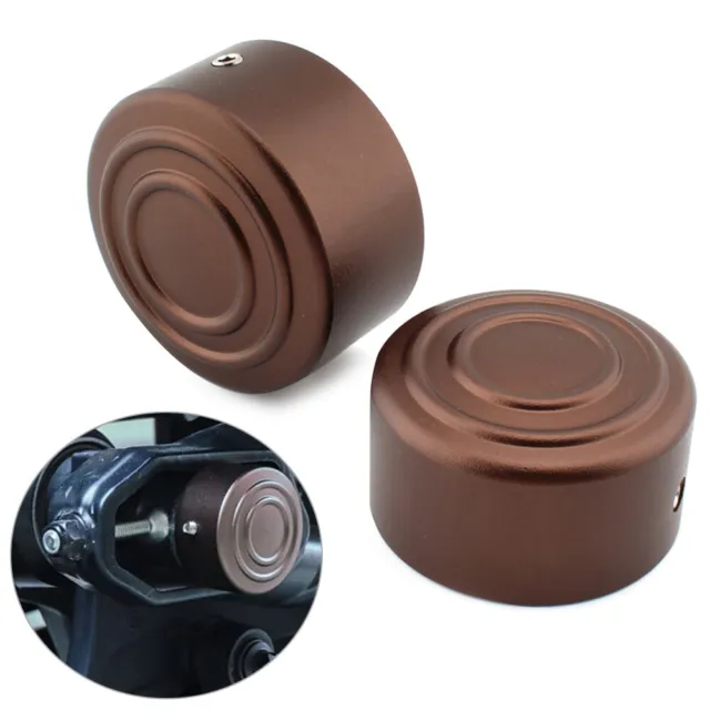 Rear Axle Bolt Nut Cap Cover for Harley Sportster S 1250 RH1250S 2021-2023 Brown