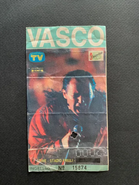 Vasco Rossi -Biglietto  Concerto-Udine-Senza Data