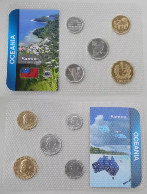 Samoa KMS Kursmünzensatz 2011 im Blister unz.