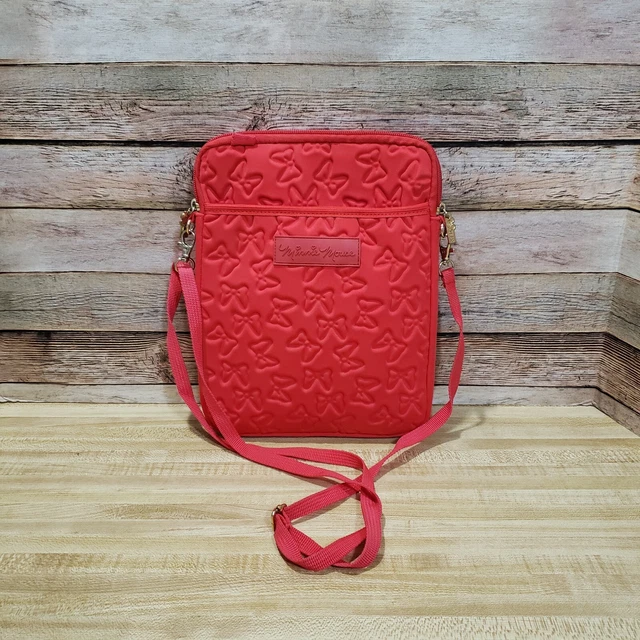 Disney Parks Minnie Mouse Red Tablet iPad Case Adjustable Detachable Strap