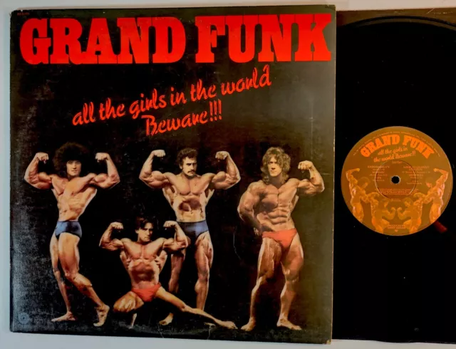 Grand Funk ¡Todas las chicas del mundo! Póster de LP