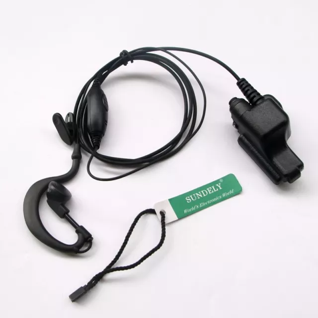 Clip Ear Headset Earpiece Mic for MOTOROLA MT1500 MT2000 MTS2000 ASTRO