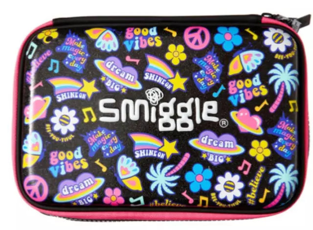 Smiggle Fab Triple Up Hardtop Pencil Case Unicorn Party Back to School