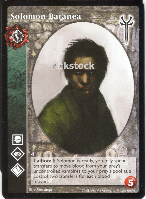 SOLOMON BATANEA X1 Harbinger of Skulls LoB Jyhad VTES EUR 5,58 ...