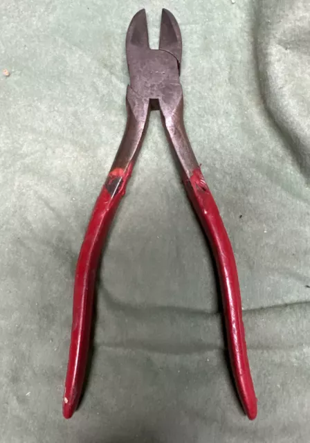 Vintage CHANNEL LOCK 437  7-1/2" MEADVILLE,PA DIAGONAL CUTTERS SNIPS TOOL