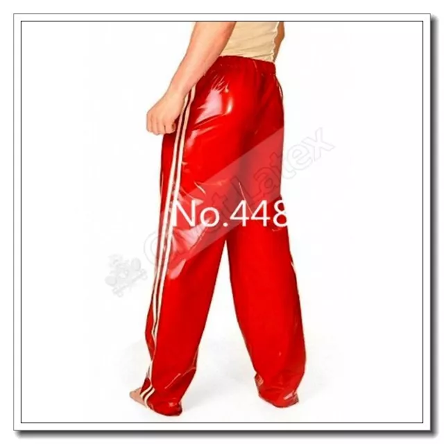 LATEX TROUSERS RUBBER Gummi Tracking Loose Pants 2 Side Trims Customized  0.4mm E $79.99 - PicClick