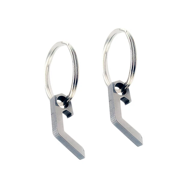 2 Pcs -clés Ouvre-bière En Métal Ouvre-bouteille Magnétique Pouvez