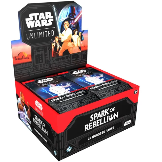 Star Wars: Unlimited - Spark of Rebellion Booster Box INHAND FASTSHIP