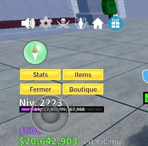 Compte Blox Fruit Gratuit Lvl Max Compte Roblox Blox Fruit - Avec Tous Les Fruits Permanents, Gamepass, Niveau Max Et 17M De Bounty Compte Blox Fruits à Vendre