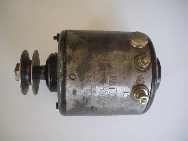 Dynamo Soubitez 28 - Modèle 1945-55 Pour Vélo (Herse, Peugeot, Motobécane...) - Occasion