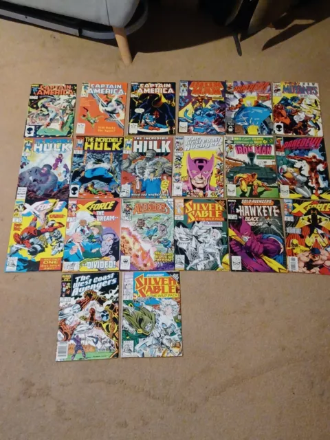 20 Marvel Comics Bundle Avengers, X-Force, Captain America, Iron Man, Daredevil