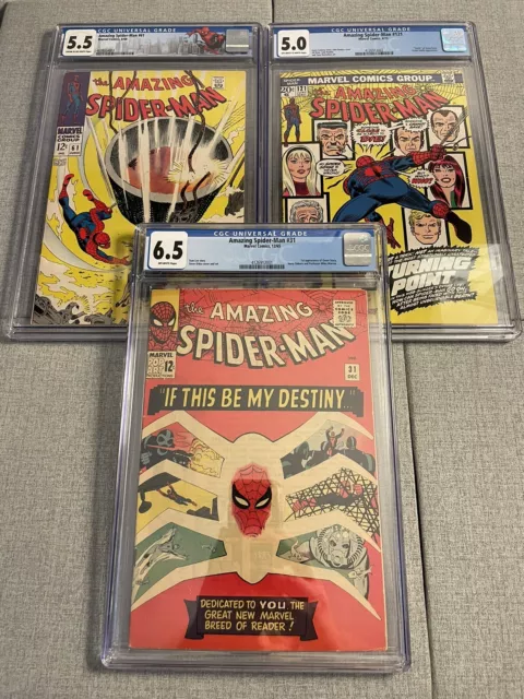 Amazing Spider-Man Gwen Stacy CGC Key Lot 1st Appearance + 1st Cover & Death