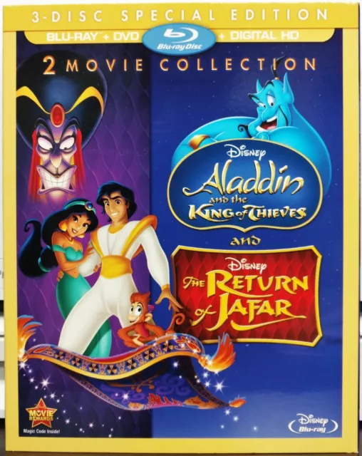 Aladdin and the King of Thieves Return Jafar Disney Blu-ray DVD Digital HD Slip