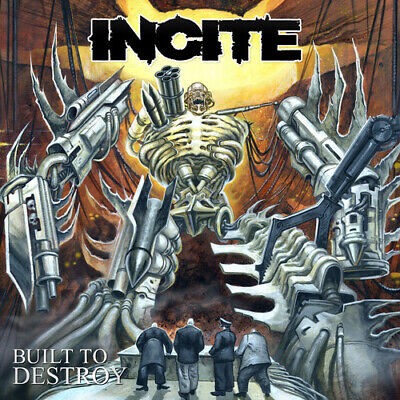 Incite - Built To Destroy [New Vinyl LP] Explicit, Black, Gatefold LP Jacket, Lt