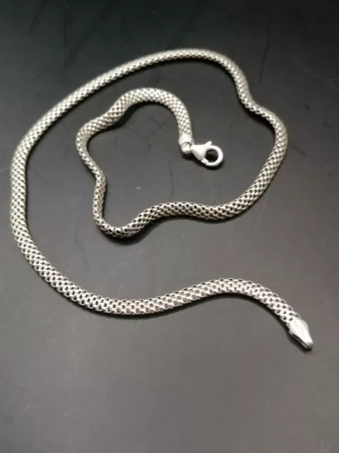 Collier Ras De Cou Maille ronde 40cm Argent Massif 925/000 Bijoux Femme