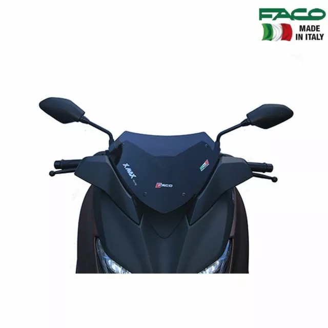 Pare-Brise Spoiler Bas Fumée 'Sombre FACO pour Yamaha Xmax X 125 300 400 2017>