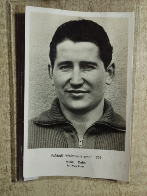 HELMUT RAHN FUSSBALL WM 1954 Original SPORTBILD SCHIRNER POSTKARTE ...