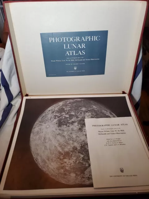 Photographic Lunar Atlas, University Of Chicago Press 1960 By Gerard P. Kuiper