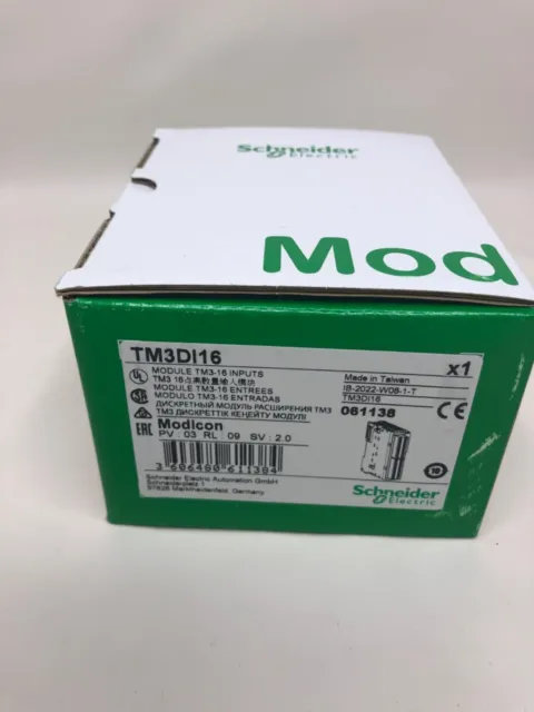 Schneider Electric TM3DI16 Discrete Input Module, Modicon TM3
