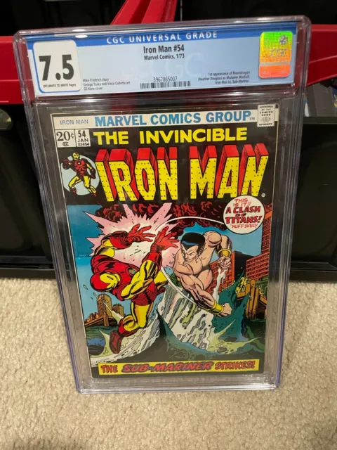 The Invincible Iron Man #54 Comic Book CGC 7.5 1972