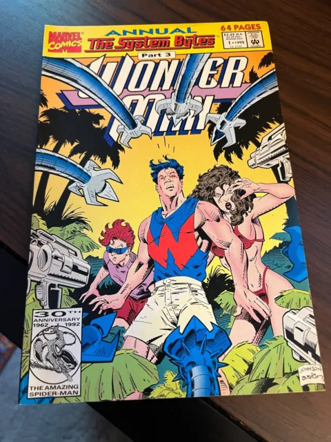 Wonder Man Annual #1 The System Bytes Part 3 Marvel Comics VF 1992