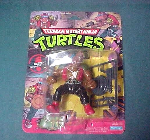 Figurine TMNT Vintage Bebop - Playmates 1988 - 1ère édition Complète - Tortues Ninja