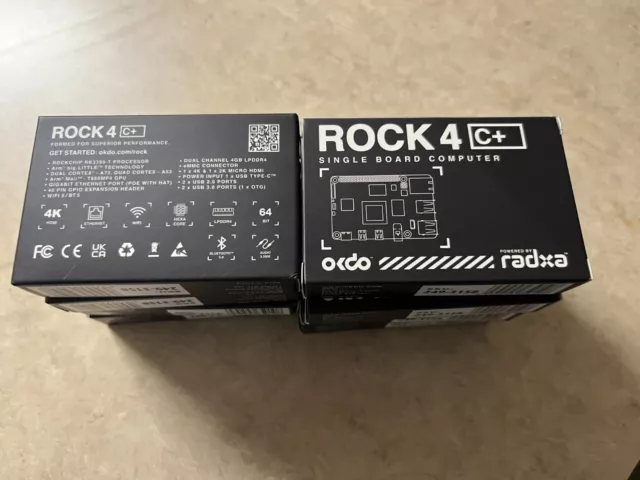 NEW Rock Pi 4 C+ 4GB SBC Raspberry Pi 4 B Alternative