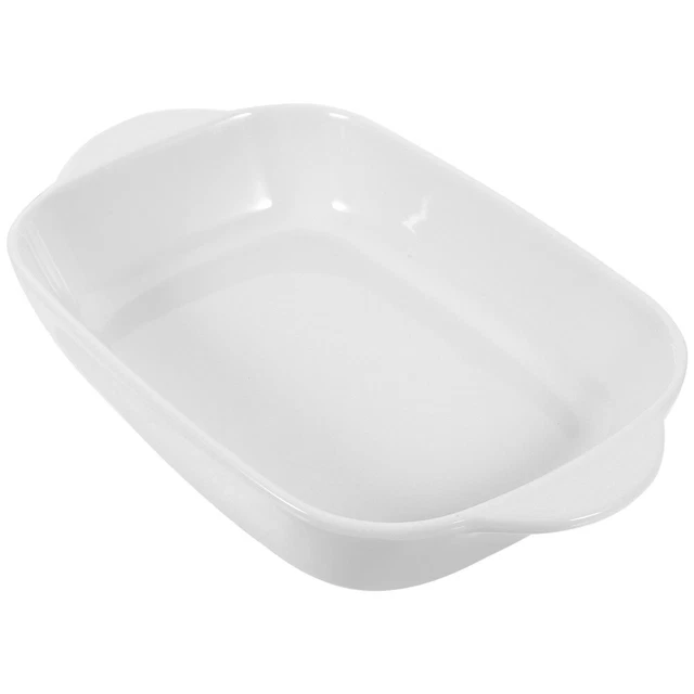 2 Pc Ceramic Casserole Dish Square Baking Pan Bakeware French