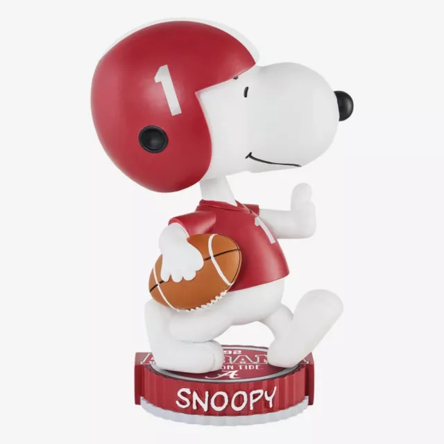 Snoopy Alabama Crimson Tide 2023 Peanuts Bighead Bobblehead NCAA College