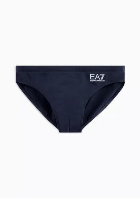 Emporio Armani Ea7 custume slip uomo con logo a sinistra e coulisse interna