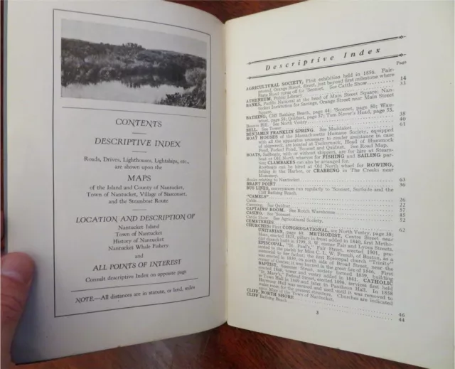 Nantucket Massachusetts guide book 1924 J.H. Robinson illustrated local history 3