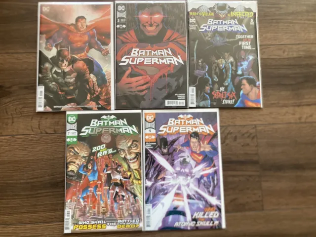 Batman Superman Vol 2 #1-9 Comic Lot, Williamson, Shazam Who Laughs DC comics