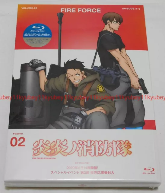 Auch! 1º volume DVD/BD de Fire Force vendeu 107 cópias