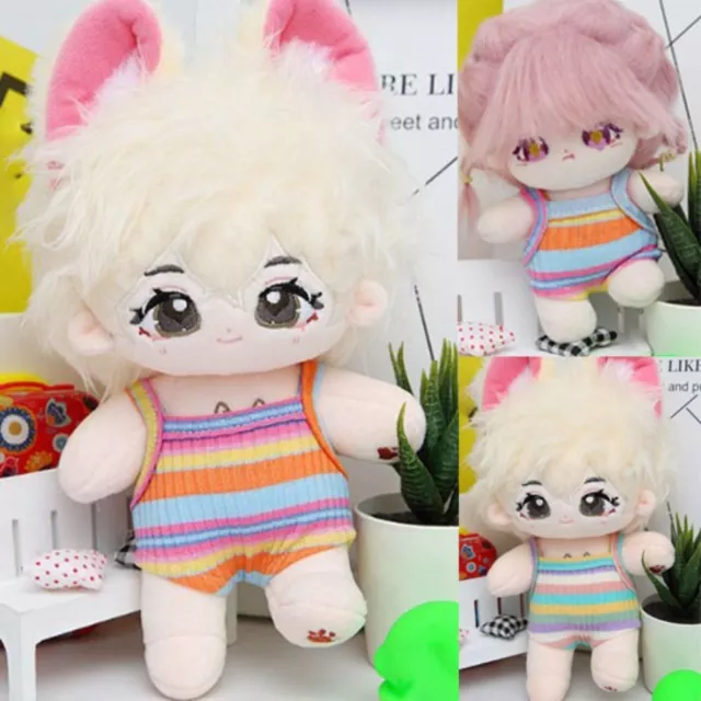 3 Colors Dolls Rompers Sleep Wear Doll Pajamas Clothes  10cm Cotton Dolls