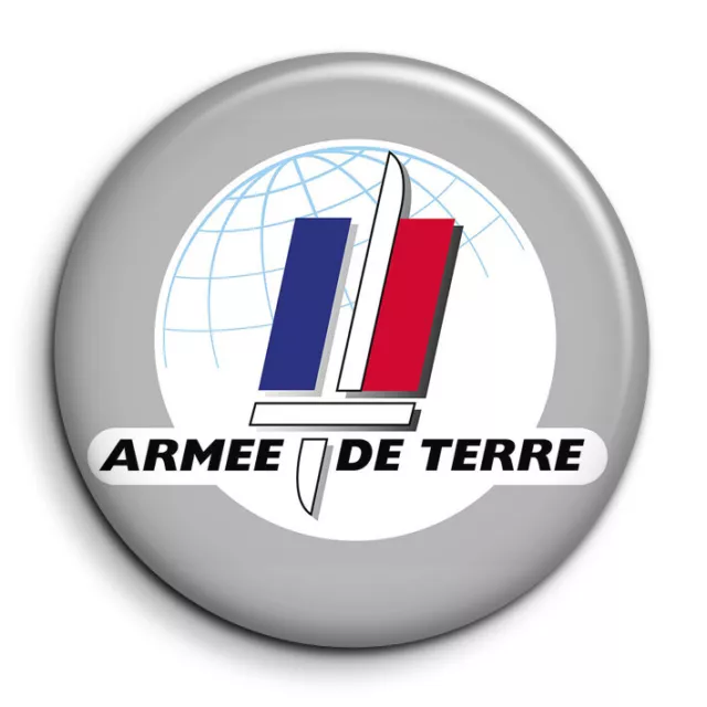Badge Epingle 38mm Button Pin Monde Terre World Mappemonde Carte