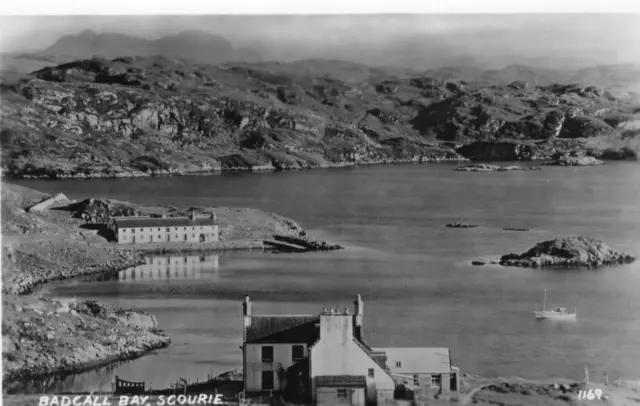 Badcall Bay Scourie unused RP old pc J B White