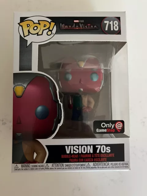 Funko POP! Marvel: WandaVision - Vision 70s #718 (GameStop Exclusive)