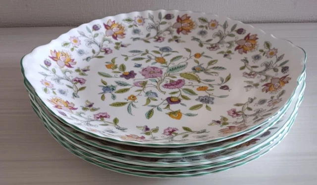 6 assiettes en faïence Minton anciennes et collector | Selency