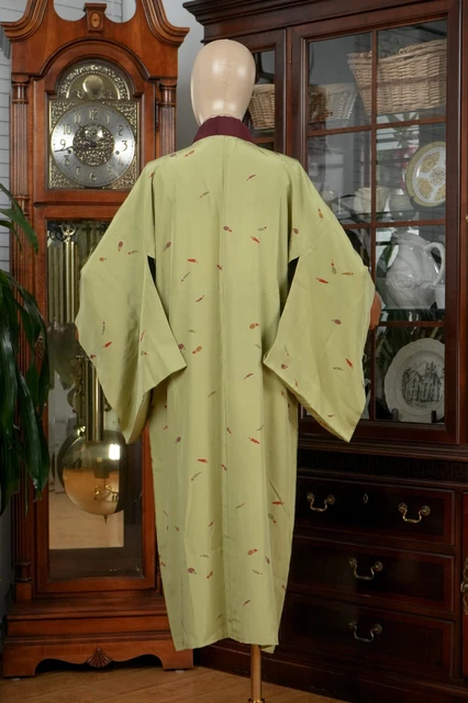 Dear Vanilla Japanese Juban Undergown Women's Kimono Genuine Vintage Mint 7