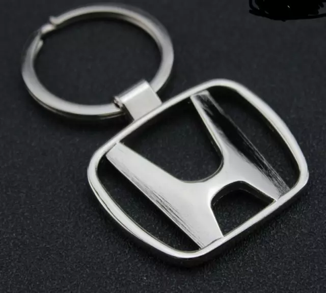 Key Chain for Honda Logo Titanium Keyring Keychain Ring Pendant Metal Key Holder