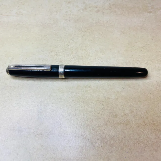 Fountain Pen (Pluma N) Sheaffer Modelo Prelude Negro Y Acero Año 2020