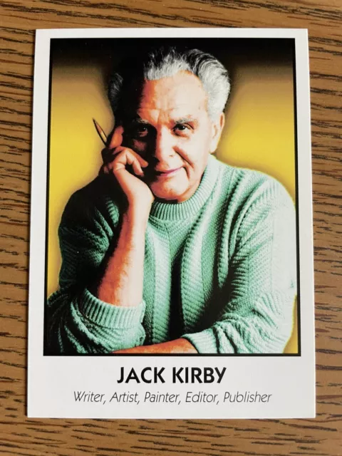 Famous Comic Book Creators Jack King Kirby Card #100 Eclipse 1992 Set