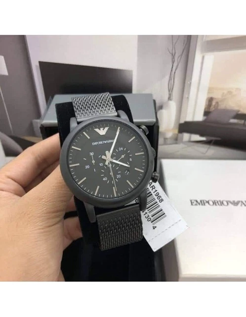 MONTRE HOMME EMPORIO Armani Mens Watch AR 5817 Chronometre Chrono