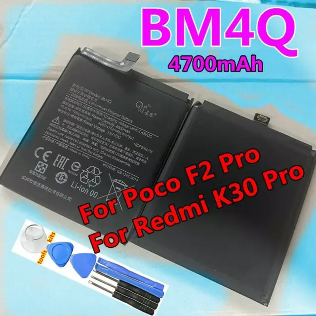 4700mAh BM4Q Battery For Pocophone Poco F2 Pro for Redmi K30 Pro